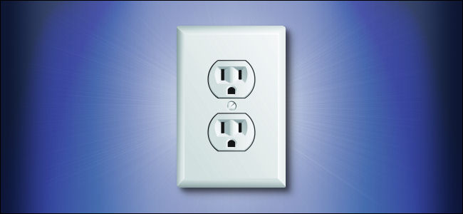 An American electrical wall outlet.