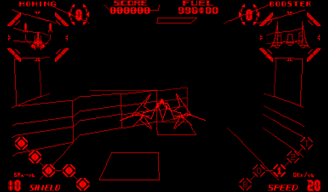 A Red Alarm on the Virtual Boy.