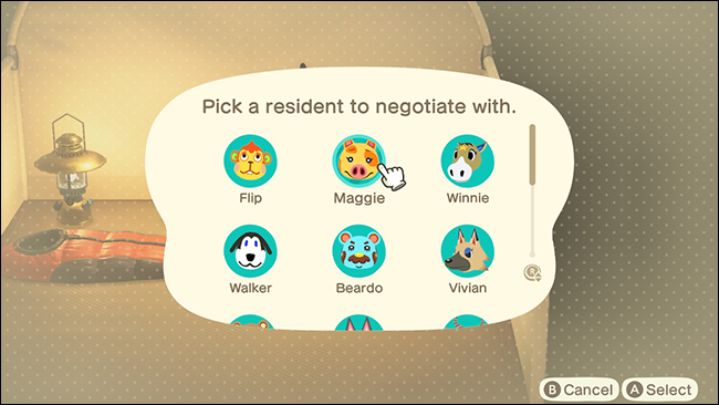 Animal Crossing New Horizons villager replacement