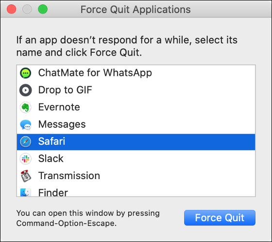 force quit google backup and sync mac