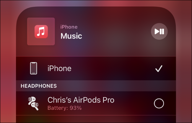 Connecting AirPods to an iPhone.